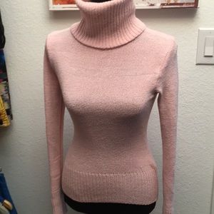 H&M Paris Pink Turtleneck Ski Sweater
